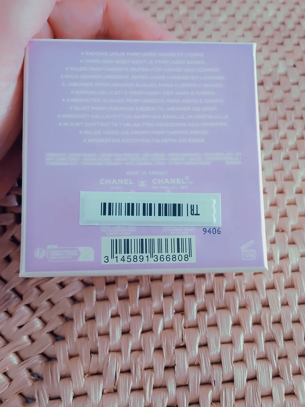 CHANEL  Eau Fraiche Hand & Body Soaps
